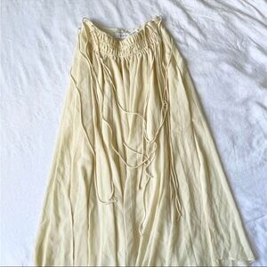 H&m special edition light butter yellow/ Cream Women's Skirt